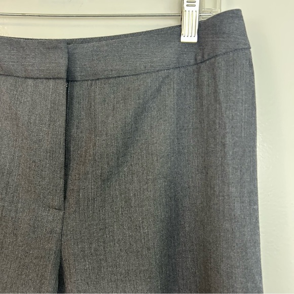 Lafayette 148 Grey Wool Trouser Dress Cropped Ankle Pants Size 8 - Picture 7 of 10